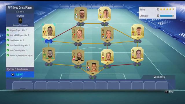 FUT Swap Deals Player SBC Omeonga Completed! Fifa 19 Ultimate Team