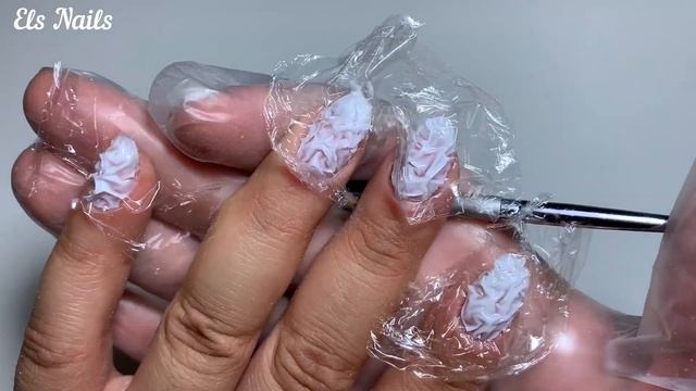 дизайн с ПЛЕНКОЙ I Wedding nails I маникюр 2021 - 2022