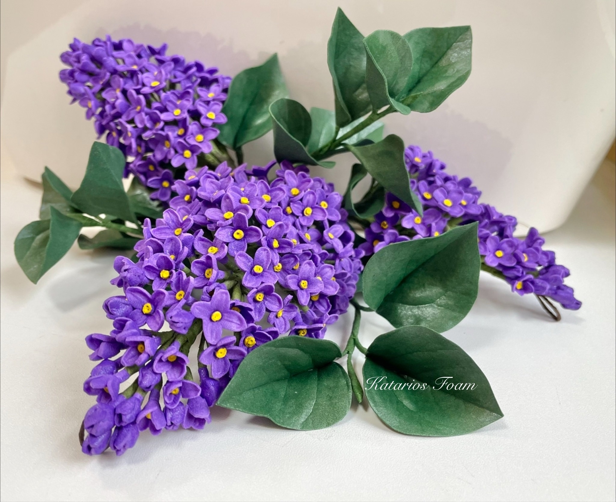 Сирень из фоамирана/ Lilac from foamiran