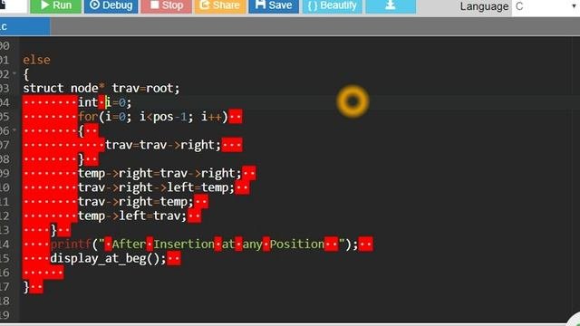 64. Program for Insert a node at specific position in Doubly Linked List in Hindi Version