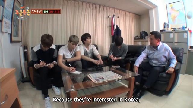 K-pop Exciting India [SuJu Exo SHINee C.N.Blue Infinite in INDIA-Mumbai as kbs reporters]Engsub.ep1