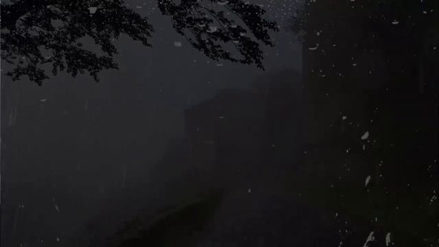 Быстрый и лëгкий сон за 2,5 минуты. Шум дождя и грома ночью в туманном лесу.
