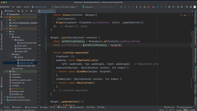 Позиционируем виджет Button в Flutter. Урок номер 7.