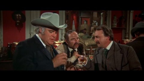 Blazing Saddles - Mongo knocks out horse.