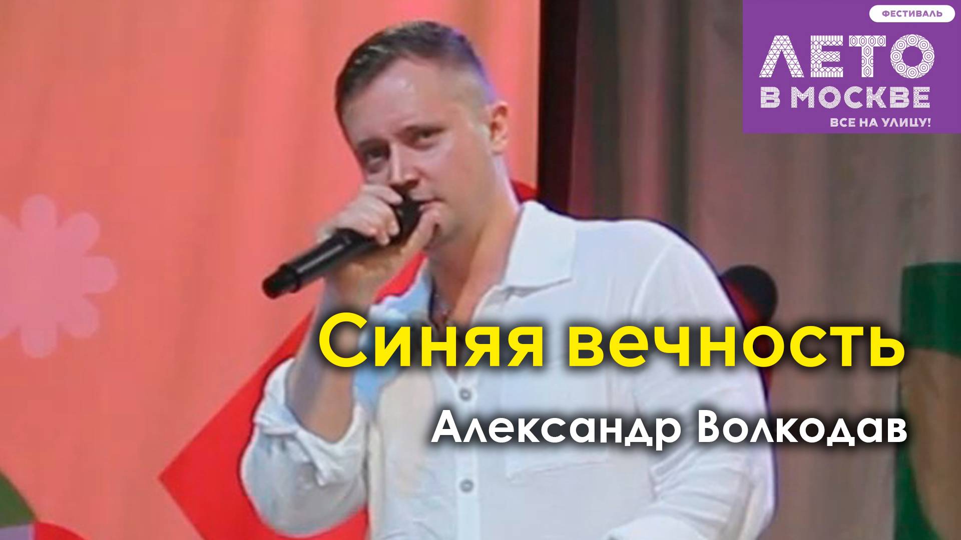 "Синяя вечность" Александр Волкодав - концерт в Зелёном театре Бабушкинского парка, Москва 15.06.24