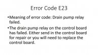 E23 Error Code SOLVED!!! Frigidaire Front Load Washer Washing Machine