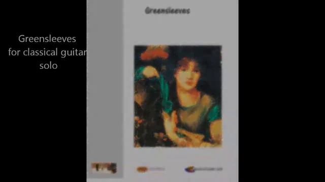 Greensleeves for classical guitar solo
