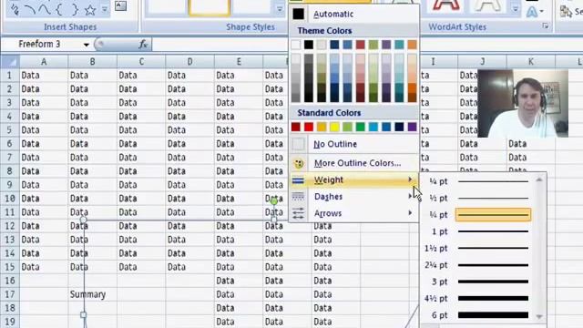 Excel - How to Create a Curved Arrow in Excel | MrExcel Netcast - Episode 1164
