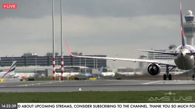 ? LIVE PLANE SPOTTING at Amsterdam Schiphol Airport | AMS LIVE | Polderbaan RW 18R arrivals