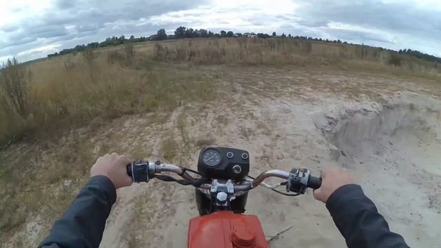 Новый мотик восход 3М и покатушки на мотоцикле