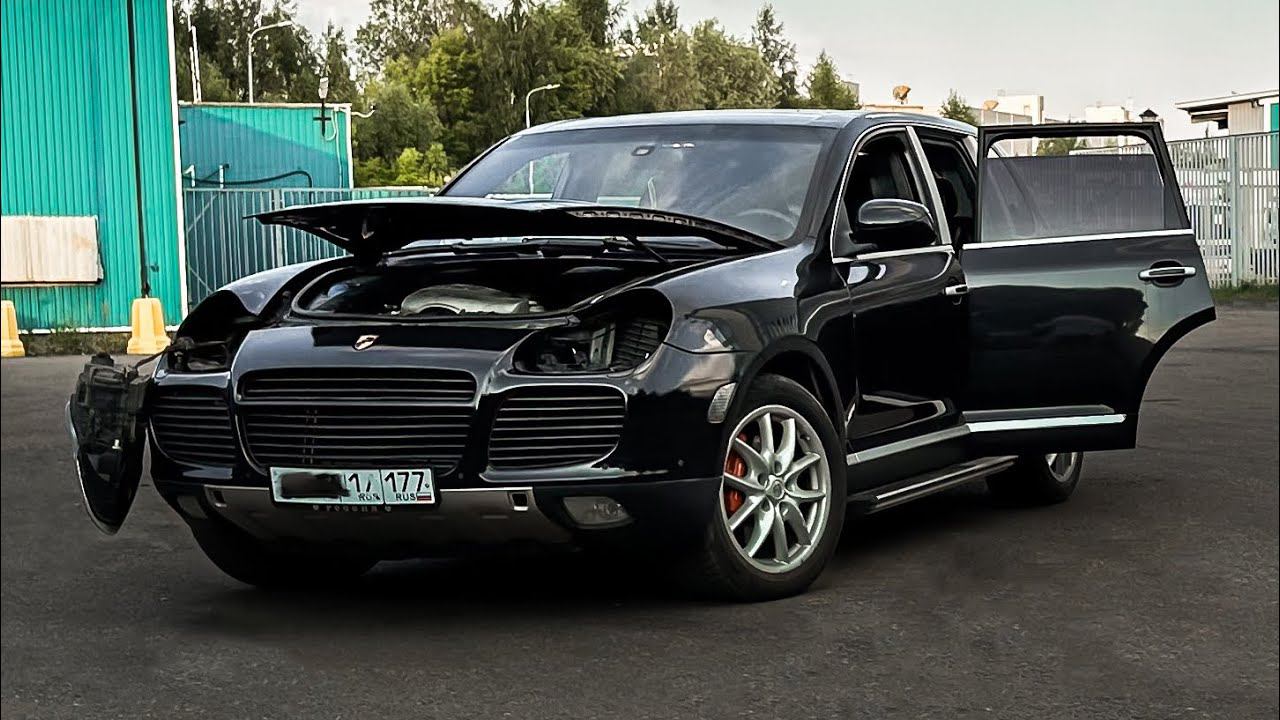 Самый дешевый PORSCHE CAYENNE! Он в РОЗЫСКЕ! Мертвый и дешевый! Зато турбо!