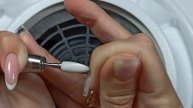 Наращивание на гелевые типсы левой рукой на правой