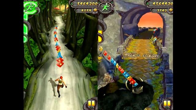Temple Run 2 Lost Jungle VS Sky Summit Android iPad iOS Gameplay HD #4