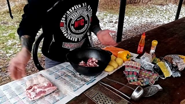 ЛЕСНОЙ ЗИМНИЙ СУП с грудинкой