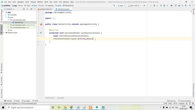 Aula 07 - Trabalhando com o componente CardView- Parte 1