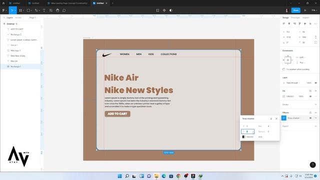 Design Shoes Store in Figma II Figma Tutorial