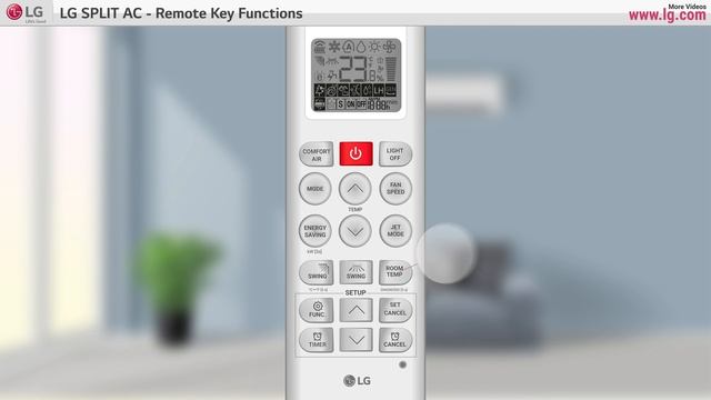 [LG Split AC] - How to use LG Dual Inverter AC Remote