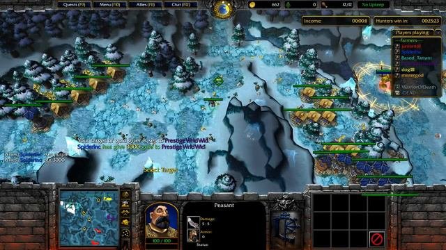 WarCraft 3 Farmer vs Hunter #366 Farmer