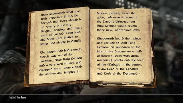 Skyrim Books 5 : Myths of Sheogorath