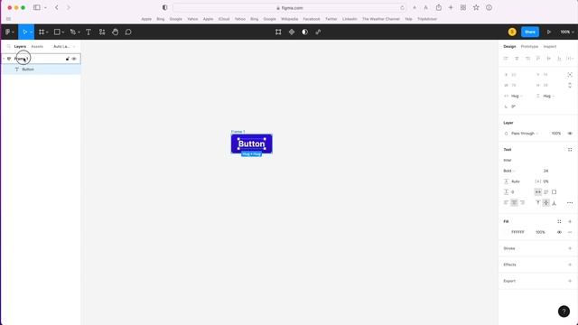 How To Use Auto Layout In Figma To Create A Dynamic Button That Automatically Resizes