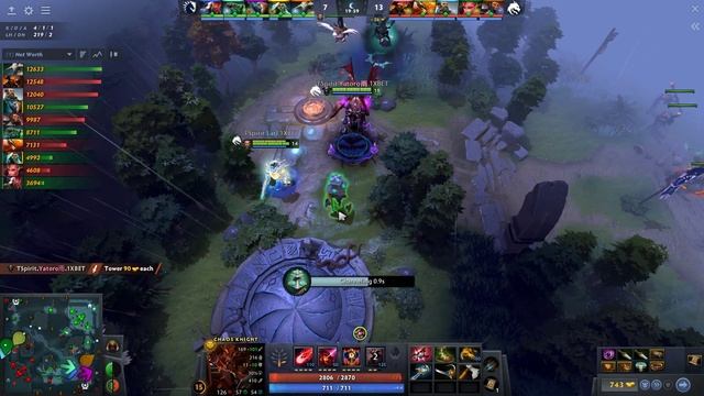 Yatoro Chaos Knight - The International 12 - TSpirit vs Liquid Game 1  [Watch & Learn] Dota 2