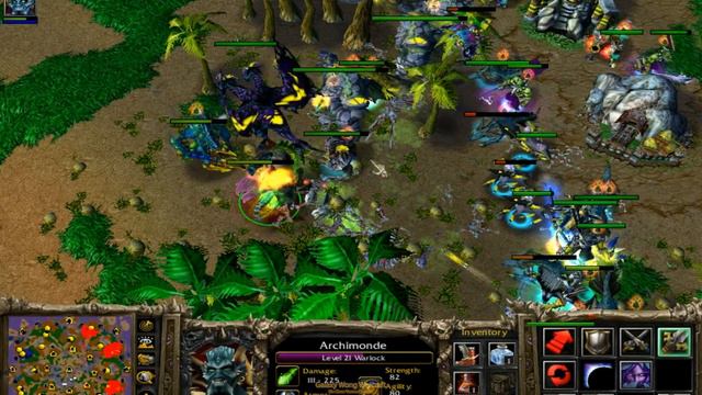 (Comment Request) 1 Archimonde vs Naga & Human & Orc & Night Elf (Warpten & GDG+9) 1080p