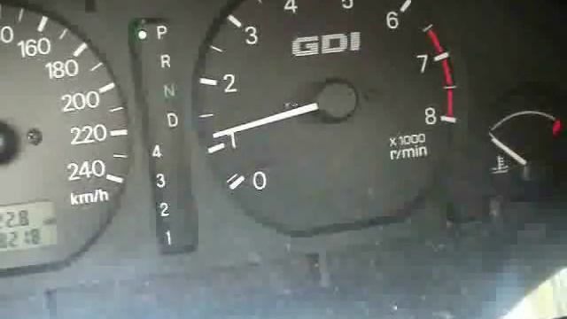 Start GDI engine at 25 degrees after cleaning the throttle.