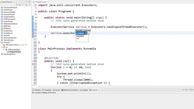 java Threads - Executors, Runnable, Callable und Future