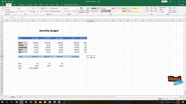 MS Excel ( 2007 -2016 )Tutorial Part 2 : Format data And Style Worksheet