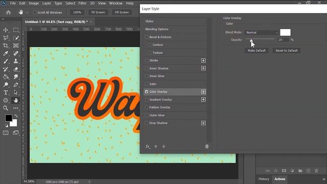 3D Text Effect in Photoshop Tutorial 2