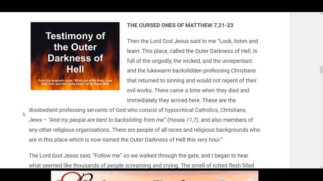 Dr Roger Mills Saw God, Hell & The Living Dead