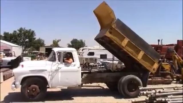 P 910 1957 Chevy 6500 Dump Truck