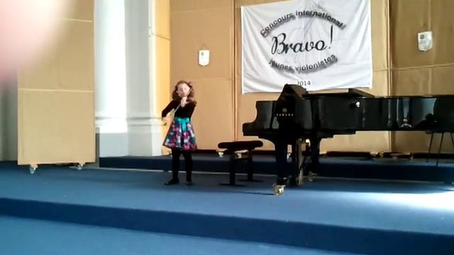 SOFIE LEIFER 8 years Fiorillo etude 28 Concours Bravo! 2014