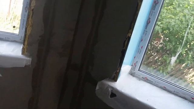 Откосы, теплый пластик.Своими руками!