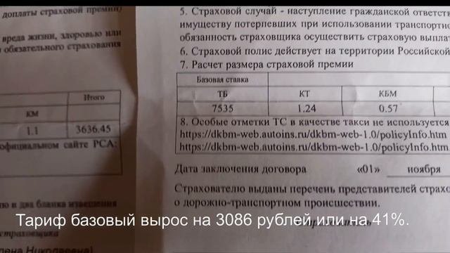 Страховой полис ОСАГО подорожал на 41процент