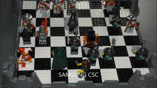 LEGO мультипликация рыцари шахматы