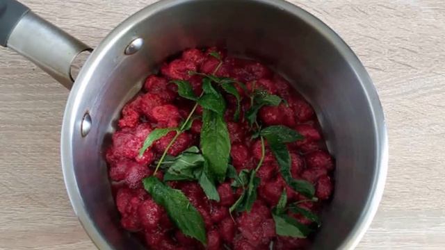 Малиновое варенье с мятой – особенно ароматное и вкусное!