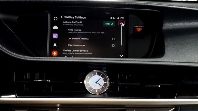 Lexus ES 300H 350 2015 2016 2017 2018 CarPlay® Android Auto® demo w/ GROM VLine VL2 System LEX89VL2