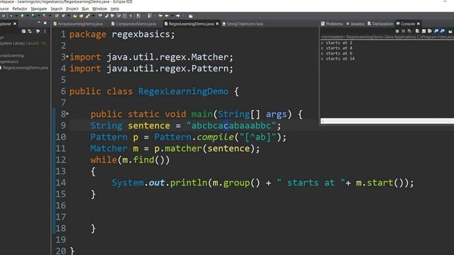 Java Regex in Tamil - 4 - Character Classes - Java in Tamil - Payilagam - Muthuramalingam