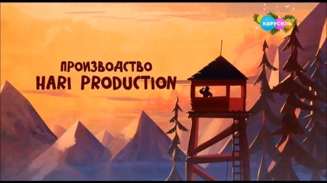 Смена логотипа с праздничного на новогодний Карусель 28.12.2021