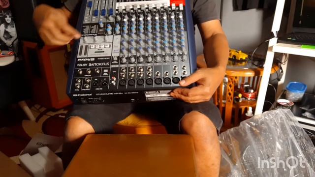 Unboxing mixer hybrid - PreSonus StudioLive AR12c