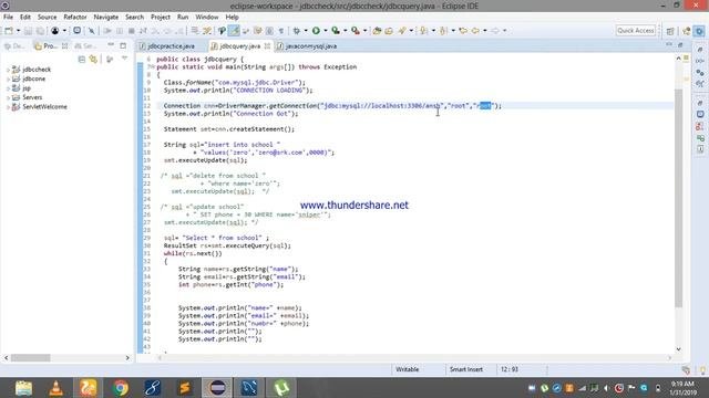 JAVA  JDBC: MySQL n JDBC connection