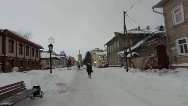 Пешеходная улица в Архангельске