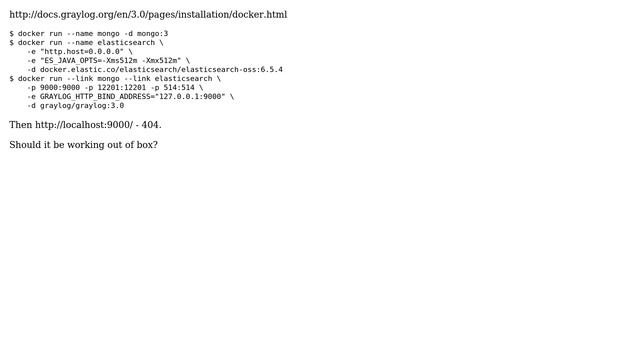 DevOps & SysAdmins: graylog does not work out of the box
