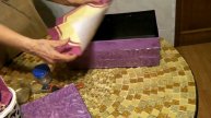Делаем "Аметистовую" шкатулку из обычной шпаклевки