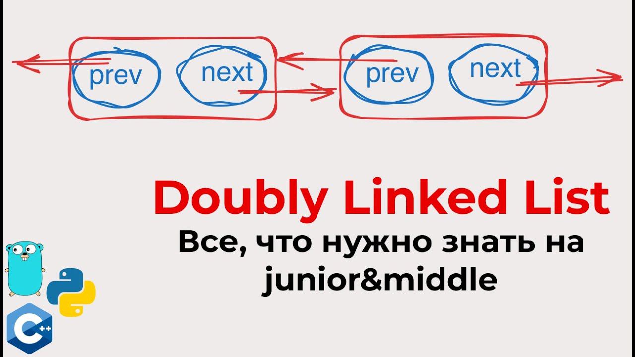 Тотальный гайд на Doubly Linked List для собеса в IT и Leetcode алгоритмов (junior&middle)