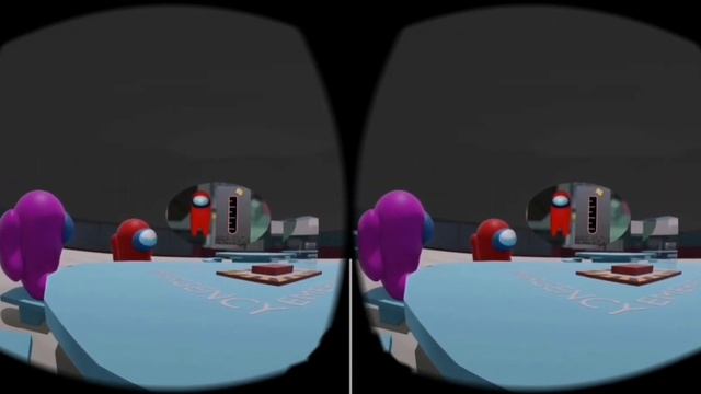Among us on vr box sbs