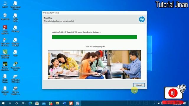 Cara install Driver Printer Hp Deskjet 2130-2135 lengkap step by step_Tutorial Jinan