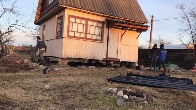 Замена фундамента на винтовые сваи