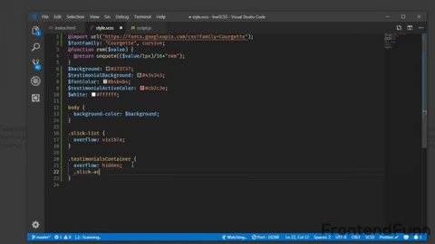 testimonial slider - full width